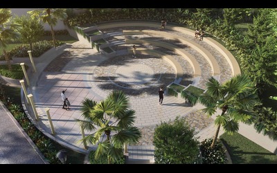 Landscaped Gardens at Godrej Regal Pavilion – Premium Amenities Hyderabad